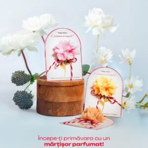 Lumânare mărțișor floricică