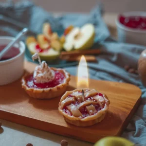 Lumânare de soia tară cu gem