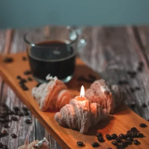 Lumânare de soia croissant