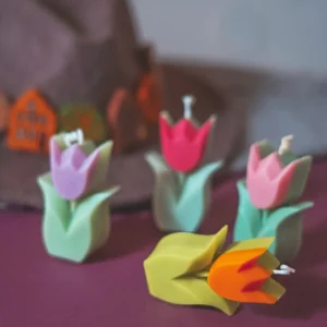 Lumânare mărțișor lalea